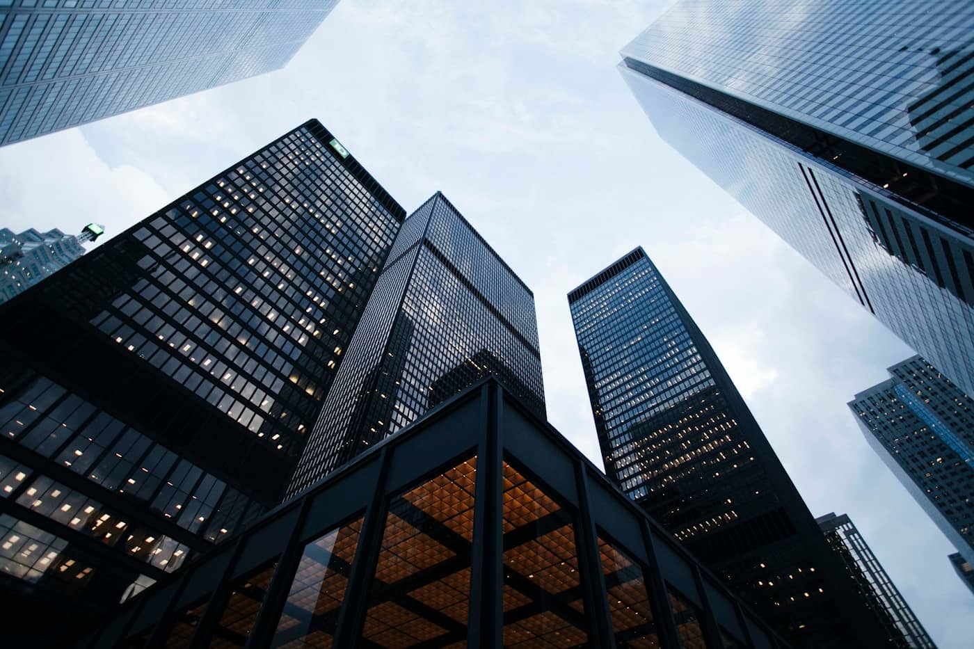 Modern city skyline representing diverse business industries